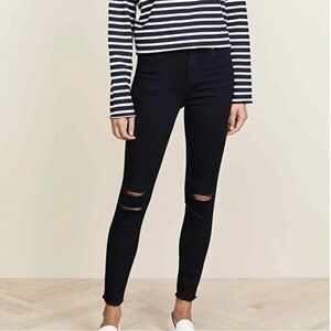 J Brand Alana Blue Mercy Skinny Jeans Size 26 Equestrian Preppy Old Money